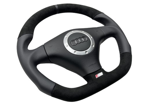 Audi leder lenkrad - a3,